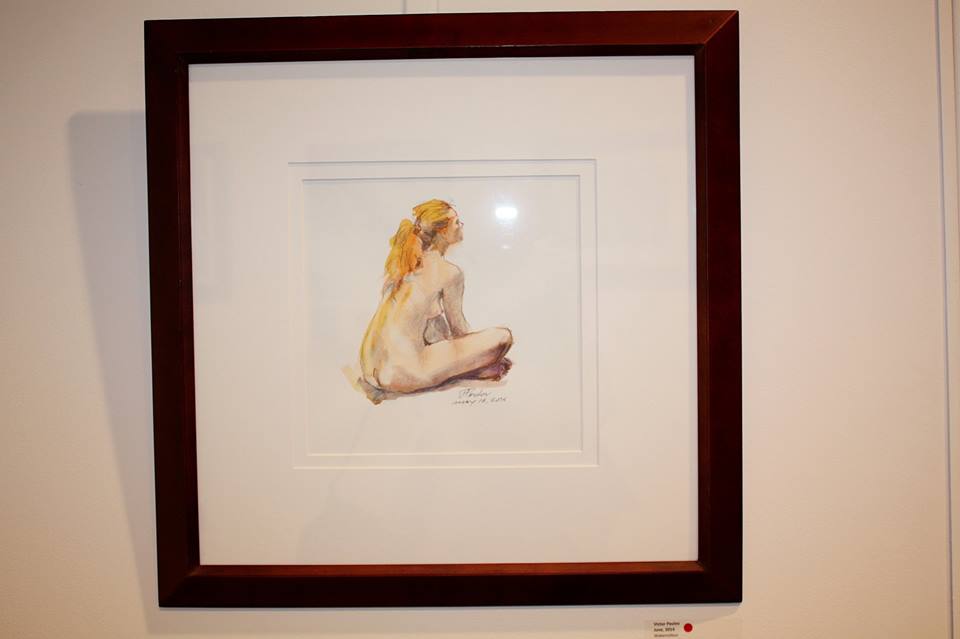 Life-drawing by Victor Pavlov sold at the vernissage of Selection 2014