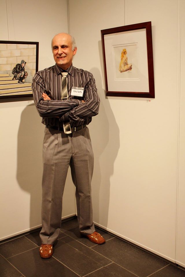 Victor Pavlov at the vernissage Selection 2014